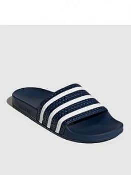 adidas Originals Adilette - Navy/White, Size 12, Men
