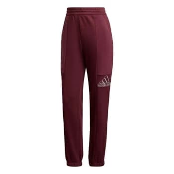 adidas Brand Love Embroidered Logo Joggers Womens - Victory Crimson / White