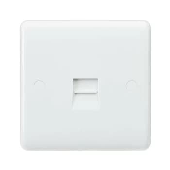 Curved Edge Telephone Master Socket - Knightsbridge