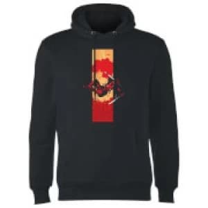 Marvel Deadpool Blood Strip Hoodie - Black