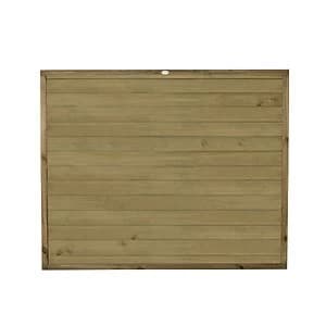 Forest Garden Pressure Treated Tongue & Groove Horizontal Fence Panel - 6 x 5ft Pack of 5