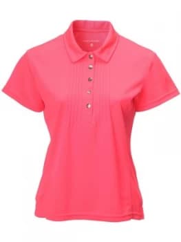 Swing Out Sister Mariah Pique Cap Sleeve Shirt Pink
