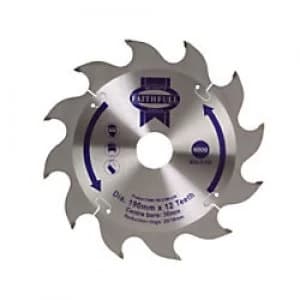 Faithfull TCT Circular Saw Blade 190 x 30 mm x 12T