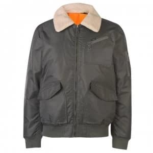 Lee Jeans Lee Flight Bomber Jacket - Grey Green