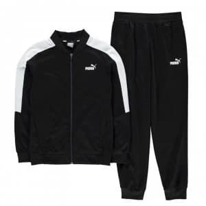 Puma BB Polyester Tracksuit Junior Boys - Black/White