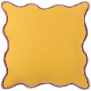Heya Home Wiggle Ready Filled Cushion Yellow/Lilac