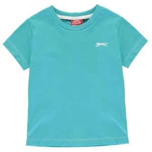 Slazenger Plain T Shirt Infant Boys - Bright Blue