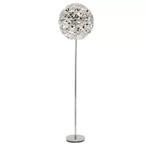 Village At Home Loopal Floor Lamp - Chrome