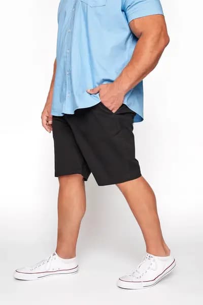 BadRhino Stretch Chino Shorts Black