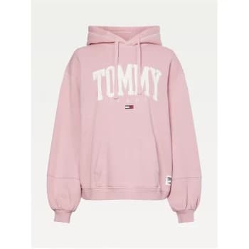 Tommy Jeans Abo Tjw Collegiate Hoodie - BROADWAY Pink