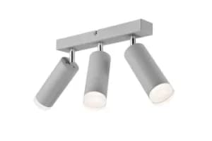 Felix Adjustable Spotlight Bar Silver, 3x E27