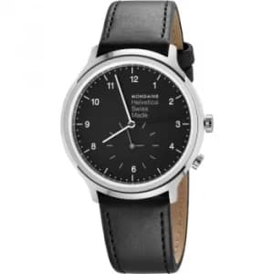 Unisex Mondaine Helvetica Regular 2nd Time Zone Watch
