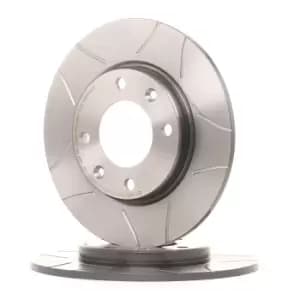 BREMBO Brake disc 08.5334.75 Brake rotor,Brake discs PEUGEOT,CITROEN,206 Schragheck (2A/C),206 CC (2D),206 SW (2E/K),106 II Schragheck (1A_, 1C_)