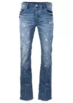 Purple Brand Mens Super Faded Indigo Boot Jeans In Blue