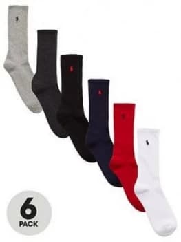 Polo Ralph Lauren Socks (6 Pack) - Multi