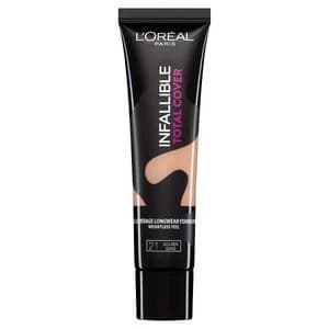 L Oreal Infallible Total Cover Foundation 21 Golden Sand