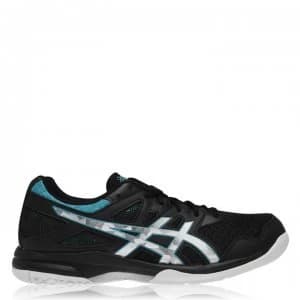 Asics Gel Task 2 Badminton Trainers Mens - Black/Lagoon