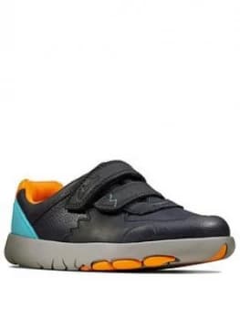 Clarks Rex Quest Boys Plimsolls - Navy