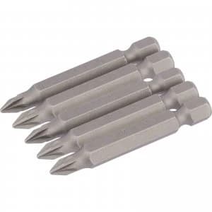 Draper Pozi Screwdriver Bit PZ1 50mm Pack of 5