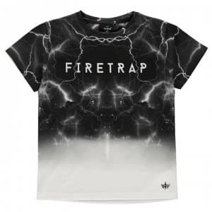 Firetrap Sub T Shirt Junior Boys - Lightening