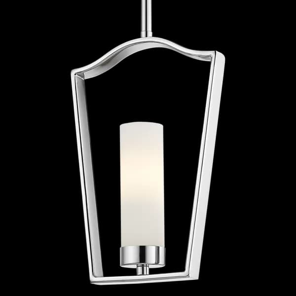 Dublin Wire Frame Pendant Ceiling Light Silver, E14