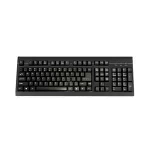 5 Star Office Keyboard USB Wired Hot Keys Black