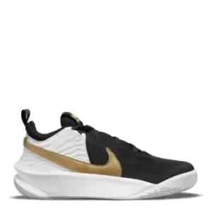 Nike Team Hustle D10 Junior Basketball Shoes - Black