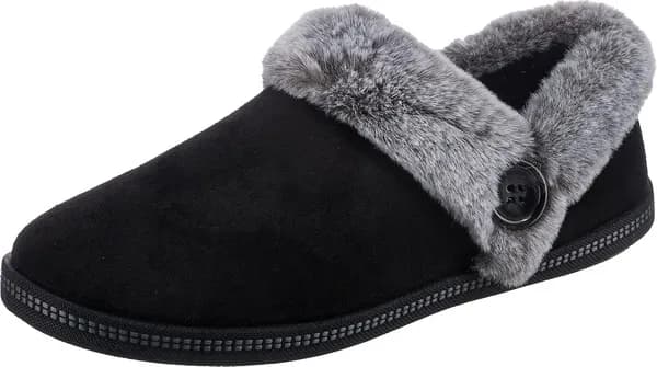 Skechers Womens Cozy Campfire Fresh Toast Winter Slippers UK Size 4 (EU 37) Black SKE2331-BLK-4