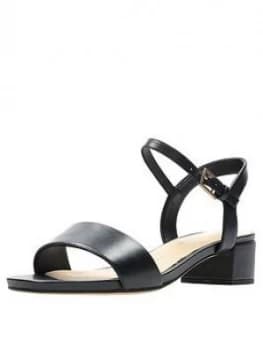 Clarks Orabella Iris Heeled Sandals - Black