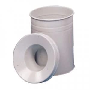 Slingsby Waste Bin 30.9 Litre Fire Extinguishing Lid Grey 309589
