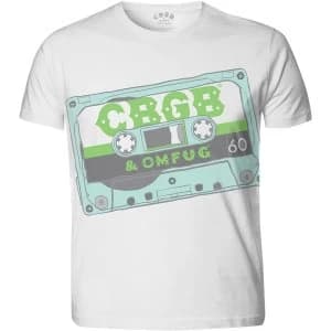 CBGB - Tape Unisex Large T-Shirt - Sublimated,White
