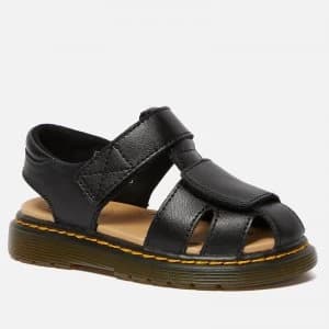 Dr. Martens Toddlers Moby Ii Sandal - Black T Lamper - UK 9 Kids