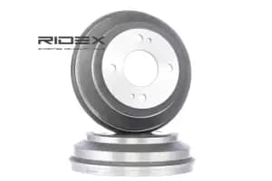 RIDEX Brake Drum Rear Axle 123B0055 Rear Brakes,Drum Brake HONDA,ROVER,CRX III (EH, EG),CRX II (ED, EE),CIVIC V Hatchback (EG)