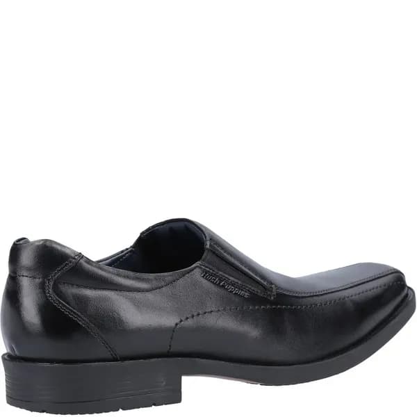 Hush Puppies Mens Brody Leather Slip On Casual Formal Shoes - UK 10 Black male GDE2750BLK10