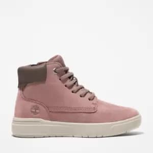 Timberland Seneca Bay High-top Trainer For Youth In Pink Light Pink Kids, Size 1.5