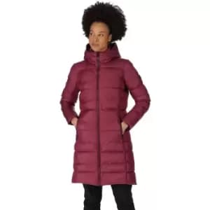 Regatta Womens Pandia II Long Length Padded Hooded Coat 12 - Bust 36' (92cm)
