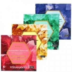 Vitamasques Sheet Face Mask Gemstone Collection x 4