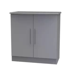 Sherwood Grey Matt 2 Door Cabinet (H)790mm (W)760mm (D)400mm