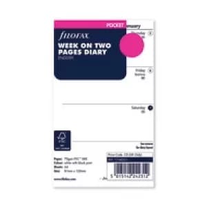 Filofax Refill Week to View Pocket 2022 22-68221