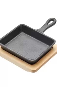 Cast Iron Mini Frying Pan, 15x24.4x2cm, Gift Boxed