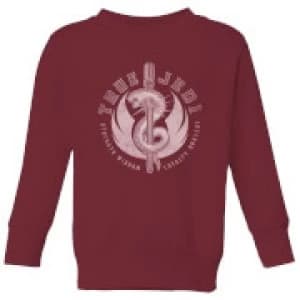 Star Wars The Rise Of Skywalker True Jedi Kids Sweatshirt - Burgundy - 11-12 Years - Burgundy