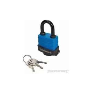 Weather-Resistant Padlock 48mm 196551 - Silverline