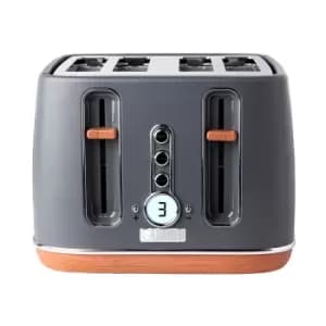 Haden Dorchester 4 Slice Wide 2 Slice Toaster 201317 in Pebble Grey