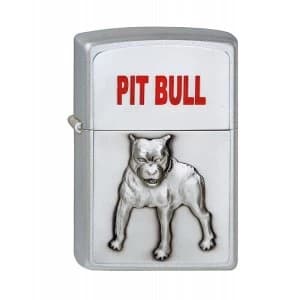 Zippo Pit Bull Pocket Lighter - Chrome