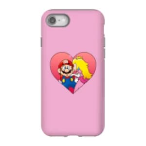 Nintendo Super Mario Peach Kiss Phone Case - iPhone 8 - Tough Case - Gloss
