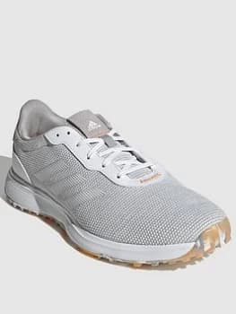 adidas Golf S2G Spikeless Shoes - Grey/White/Orange, Size 8, Men