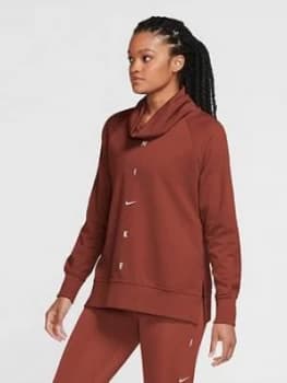 Nike Training Get Fit Cowl Neck Top