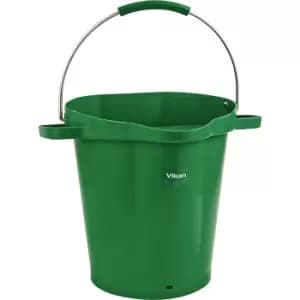 Vikan Bin, suitable for foodstuffs, capacity 20 l, pack of 5, green