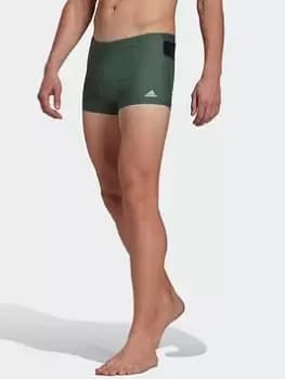 adidas Colorblock Swim Boxers, Green Size XS Men