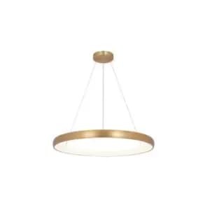 Kapedes Ceiling Pendant Light 60W 3000K Aluminum Gold